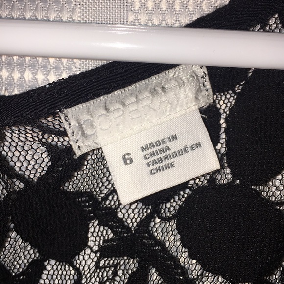 LBD Urban Outfitters Lace and Zipper Black Dress - Picture 4 of 7